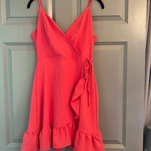Coral dress